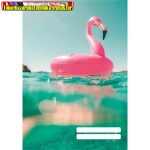 Füzet pd kisalakú 32 lapos 27-32 kockás Colores Flamingo