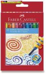 FABER-CASTELL 12 DARABOS TWIST KITEKERHETŐ ZSÍRKRÉTA 