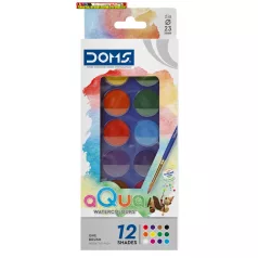Doms Vízfesték 12 -es + ecset - 80550