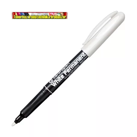 Centropen alkoholos filctoll vékony fehér (permanent) 1,2mm no.2686