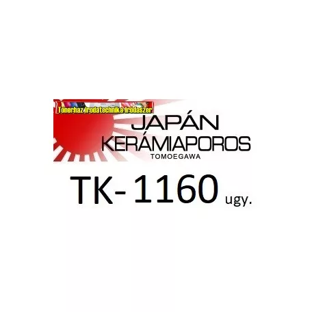Kyocera TK-1160 Kerámiaporos Prémium import utángyártott toner 7,2K (tk1160,tk 1160) 