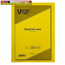 Ellenőrzési napló, 25x3, A4, VECTRA C.18-72 Nyomtatvány Ellenőrzési napló, 25x3, A4, VECTRA C.18-72 Nyomtatvány