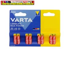 Varta Longlife Max Power AAA mikro ceruza elem (LR03) DB-ár  (8db/cs)