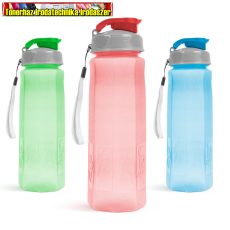 57215  Sport kulacs - műanyag, átlátszó - 800 ml- 3 féle szín