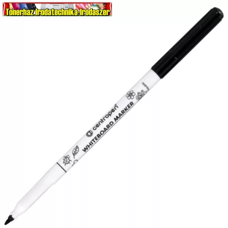 Centropen vékony táblafilc fekete No.2507  (whiteboard marker,táblafilc)) 1-2mm