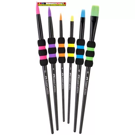 FABER-CASTELL Ecsetkészlet, no. 2-4-6-8-10-12, 