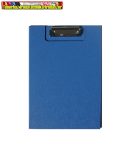   Felírótábla PVC A/4 kék,fedeles csiptetős,belső zsebbel EVOffice