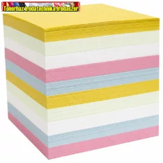   Trend Kockatömb 9x9x9 cm színes ragasztott  (kockablokk,tépőtömb)