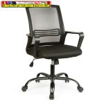   BMD1119B  Irodai forgószék - fix karfával - fekete - 70 x 51 / 52 x 50 cm