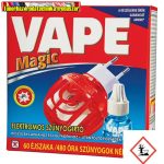   Vape Magic Elektromos Szúnyogírtó Készülék lapkához és folyadékhoz+ Utántöltő Folyadék - 36 ml
