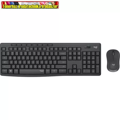 Logitech MK295 Silent Wireless Combo billentyűzet + egér Grey HU