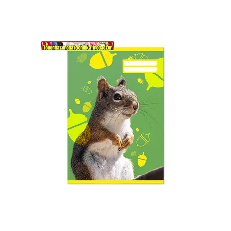 Füzet pd kisalakú 32 lapos 12-32 vonalas Colores Cute Animals 3. osztály (A5) (A/5)
