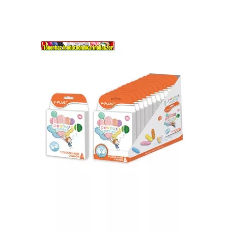 Zsírkréta Y-Plus+ Peanut pasztell marok vastag 12 db-os csomag (pastel) (marokkréta)