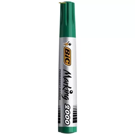 BIC Marking 2000 alkoholos marker ZÖLD (permanent) kerek hegy 
