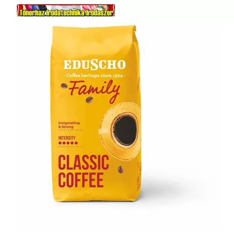 EDUSCHO Family  Kávé, pörkölt, szemes, 1000 g, 