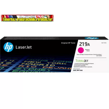 HP W2193A  eredeti Toner magenta  No.219A 1,3k