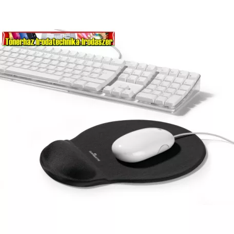 DURABLE Egérpad zselés csuklótámasszal antracit (ERGOTOP® GÉLLEL)