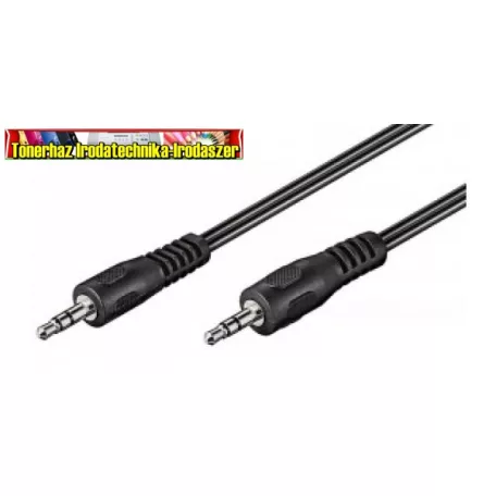 Audió kábel 3.5mm jack - 3.5mm jack 2,5m 50449 