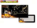   Pénzboríték kísérőkártyával 18x8,5cm  whisky  (55-039)