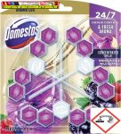   Domestos Aroma Lux Hibiscus Oil & Wild Berries 3× 55 g  (wc illatosító, wc fertőtlenítő)