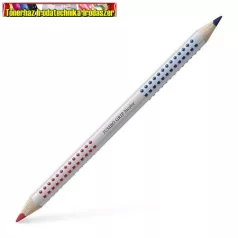   Faber-Castell GRIP postairon piros-kék színes ceruza vastag (110910)