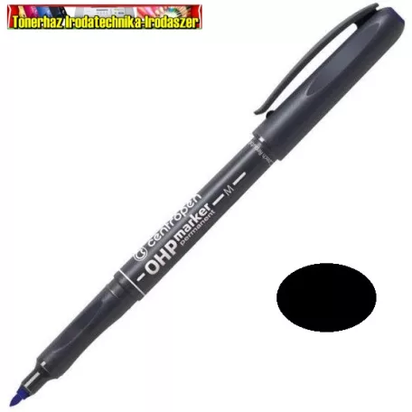 Centropen 2637 M 1.0 alkoholos filctoll fekete színben (permanent)