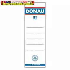   Cserecímke,A4-es, 75 mm-es iratrendezőkhöz , kétoldalas, 48x153 mm, DONAU, fehér