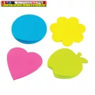 Öntapadós jegyzettömb Centrum Stick Notes 70x70 mm 4x25 lapos neon vegyes színek (80316)