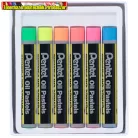 Pentel PHN-F6 olajpasztell kréta készlet,  6 klf., fluoreszkáló