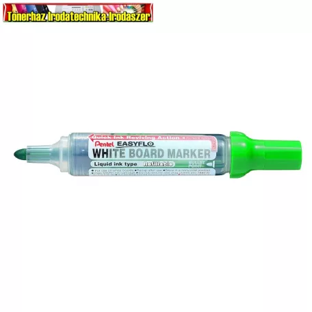 PENTEL EASYFLO Táblamarker 2mm, kerek, utántölthető  zöld