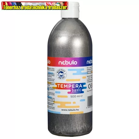 NEBULO Tempera 500ml,  ezüst
