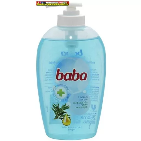 Baba folyékony szappan pumpás 250ml Teafaolaj,antibakteriális hatású