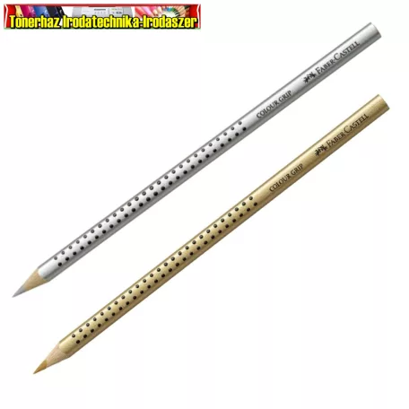 Faber-Castell Grip színes ceruza szóló darabra arany vagy ezüst színben