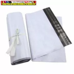   Postázó tasak CoEx szilikonos 305x450x50mm  fekete/fehér (futártasak)