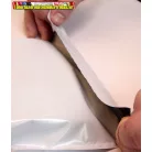 Postázó tasak CoEx szilikonos 305x450x50mm  fekete/fehér (futártasak)