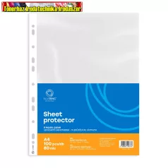   Bluering  Genotherm, lefűzhető, A4, 80 mikron, víztiszta felület 100db/cs