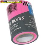   Jegyzettömb Info Notes 5620-32 öntapadós henger 60 mm x 10 m neon rózsaszín