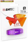EMTEC C410 Color Pendrive, 8GB, USB 2.0, lila