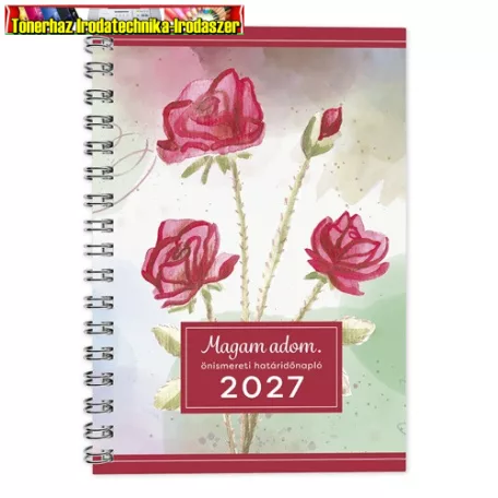 Határidőnapló Period A/5 heti önismereti piros 2027 (agenda)