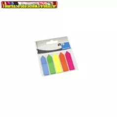   Oldaljelölő cimke műanyag nyíl alakú 12x44 mm, 5x25 lap/csom 2682-09 (300344)