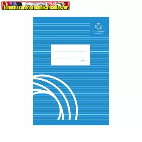 Füzet A/5 32 lapos 16-32 2.osztályos vonalas Bluering®