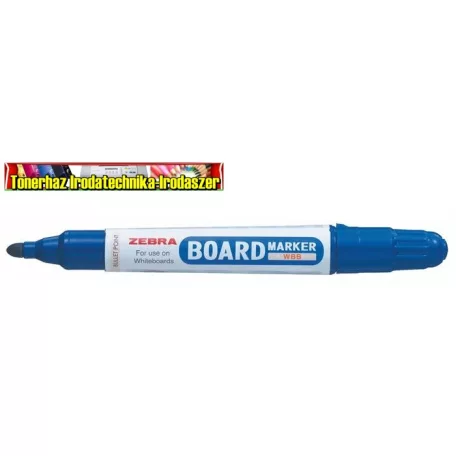 ZEBRA Board Marker Táblamarker, kék, 2,6 mm, kúpos,  (táblafilc) (WBB)