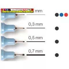   CENTROPEN DOCUMENT MŰSZAKI TUSFILC 4 MÉRETBEN 2631 fekete színben