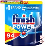   Finish Power All In 1  mosogatógép tabletta lemon  - 94 db/csom