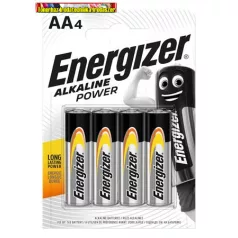   Energizer Alkaline Power ceruza elem AA 1.5V LR06 , db-ár (4db-os kiszerelés)