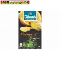 Dilmah tea narancs és gyömbér fekete tea 20filter/dob (20x1,5g=30gr)