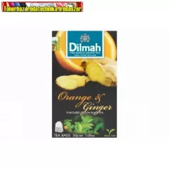   -Kiárusítás-  Dilmah tea narancs és gyömbér fekete tea 20filter/dob (20x1,5g=30gr) Lejárat: 2026.12.31