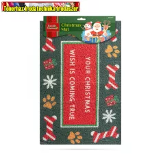   58280A Karácsonyi lábtörlő - "Your Christmas wish is coming true" - 60 x 40 cm