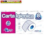   Paperblu Carta Igienica_Paperdi Toalettpapír 2 rétegű kistekercses 100% cellulóz 150 lap/tekercs 8 tekercs/csomag 
