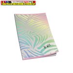   Füzet A4, 40 lap, kockás 80g. papír, glitteres Connect (A4) ( 87-40) (87-32) - BE WILD -